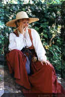 Lady Davenriche looks on